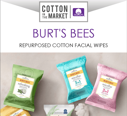 Burt's Bees Repurposed Cotton Facial Wipes