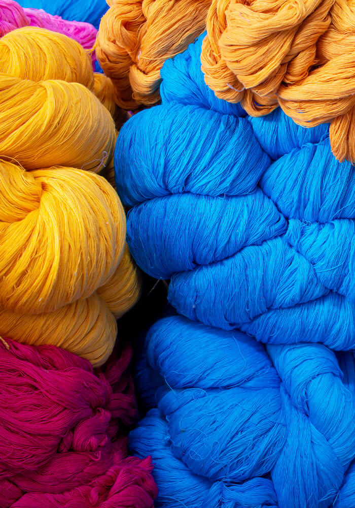 Finishing and processing - Dyeing colors