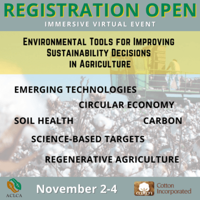 Save the Date: Environmental Tools for Improving Sustainability Decisions in Agriculture
