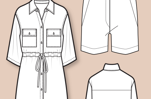 illustration of clothing