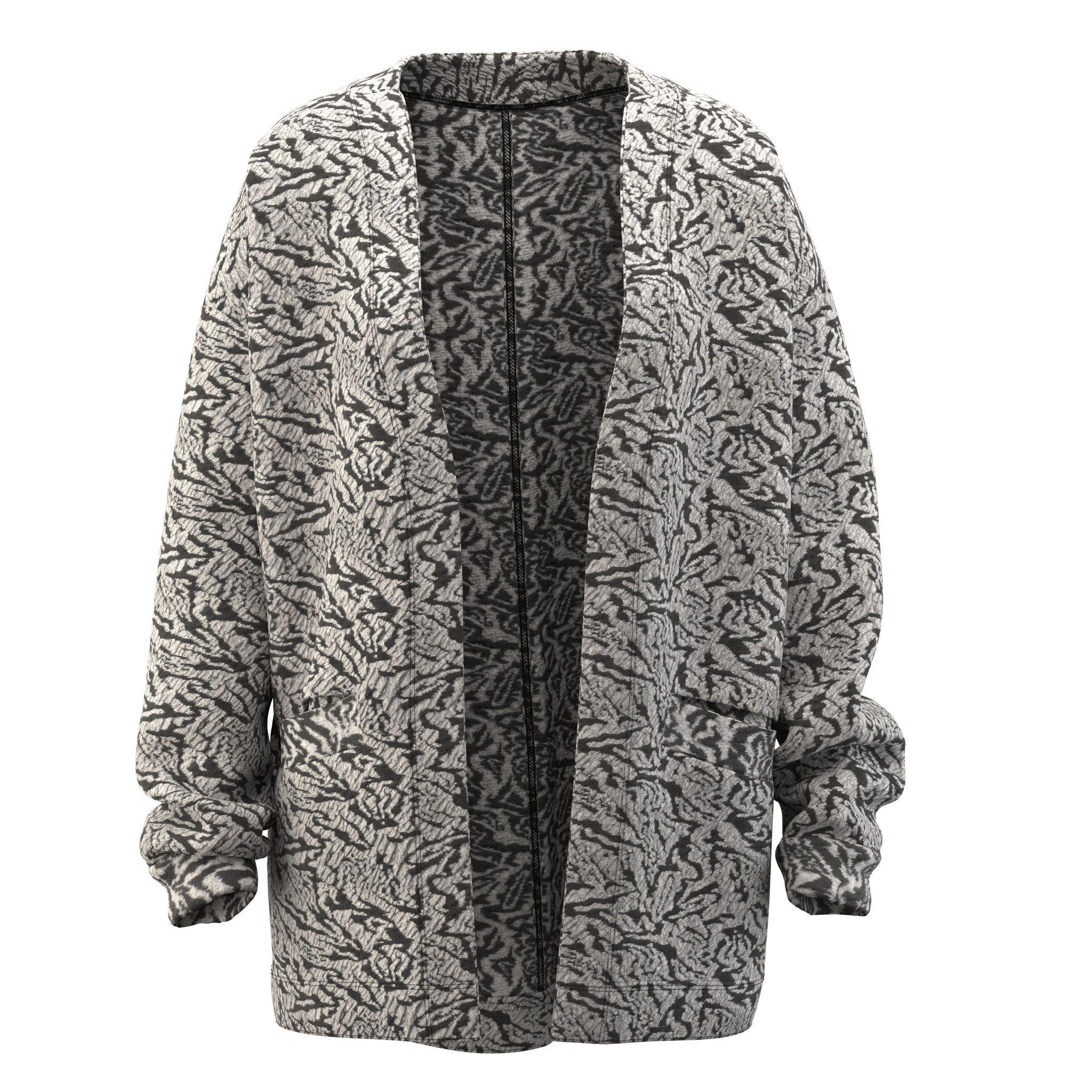 Blister Cardigan, Front