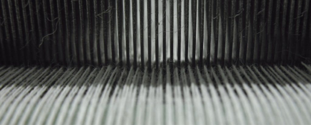 reed on production loom